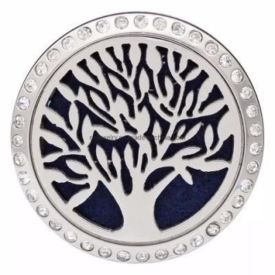 316 Stainless Steel Tree Diffuser Aromatic Perfume Locket Pendant