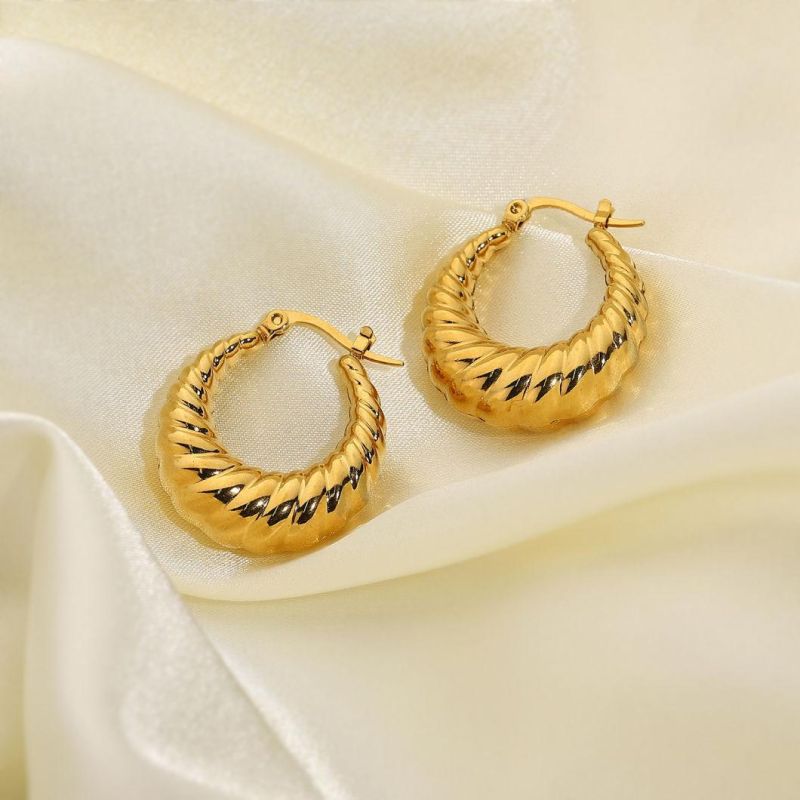 Manufacturer Custom Statement Earrings, Trendy Gold Plated, Christmas Earring