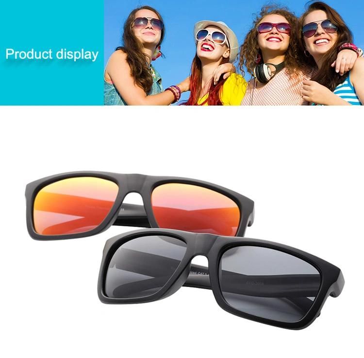 High Quality Bulk Cheap Custom Make Your Own Trendy Unisex Foldable Visor Recycled Frameless Promotion Sunglasses with Packing Boxes
