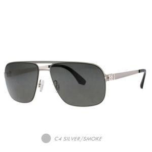 Metal&Nylon Polarized Sunglasses, Avitors Square Frame 4