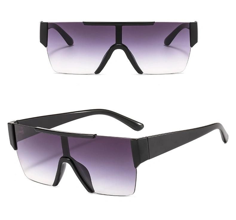 2020 New Frameless One-Piece Plastic Sunglasses