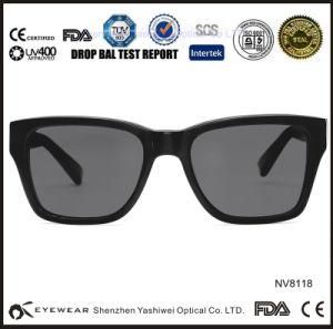 2015 Latest Acetate Material with Mirror Lens Retro Sunglasses
