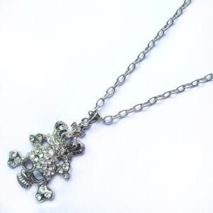 Skull Necklace, Pendant Necklace (SS12369NA)