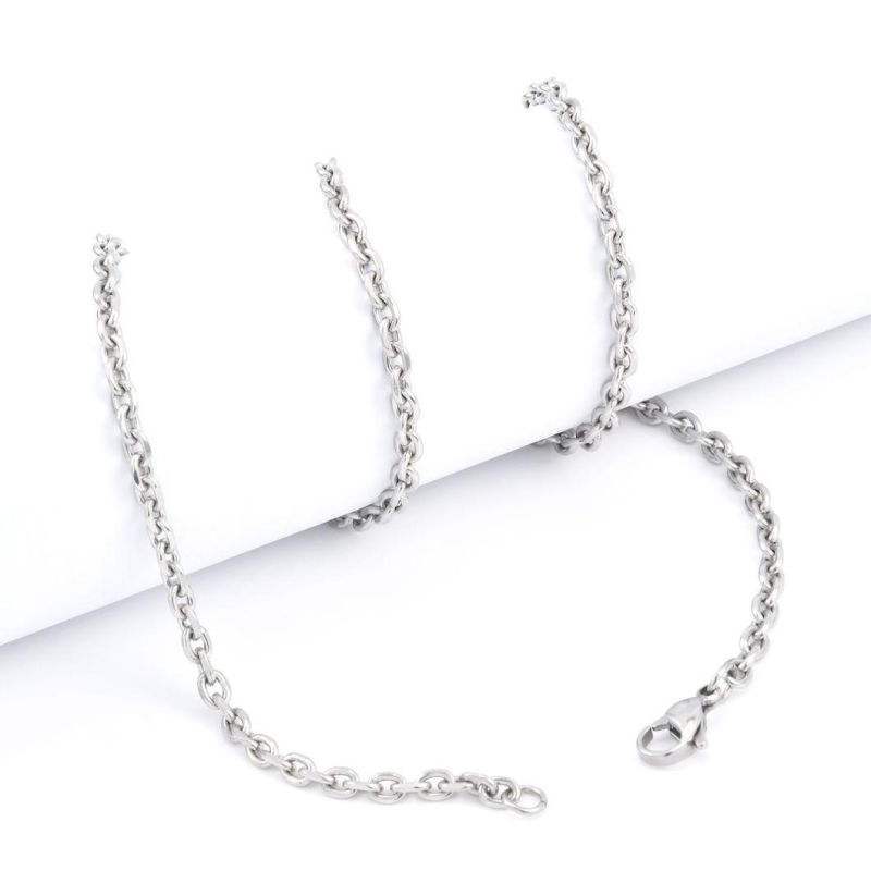 Factory Wholesale High Quality Stainless Steel Jewelry Fashion Design Handcraft Necklace Bracelet Anklet DIY Design Necklace