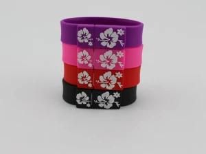High Quality Plastic Gift Promotional Rubber USB Bracelet (SB-101)