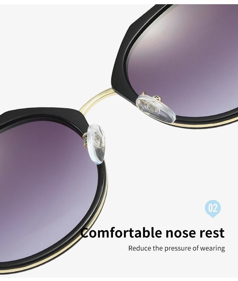 Hot Trendy Products Customized Retro Metal Round Womens Sunglasses Trendy