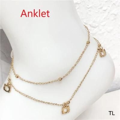 Stainless Steel Fashion Anklet Jewelry 18K Gold Fashion Chain