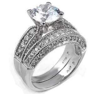Factory Wholesale 925 Sterling Silver Jewelry Wedding Ring