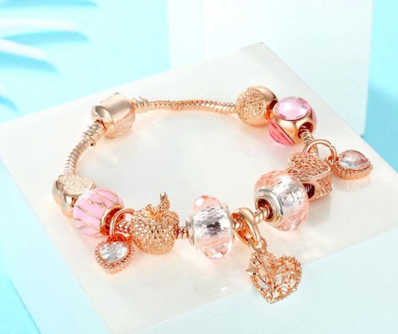 Hot Amazon Beaded Bracelets Charm Bracelet Rose Gold for Women