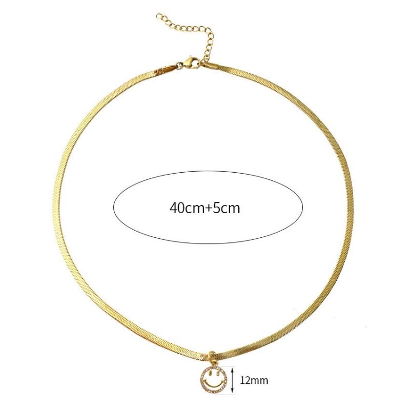 Elegant Female Diamond Necklace Jewelry Constellation CZ Stone Gold Logo Pendant Necklace