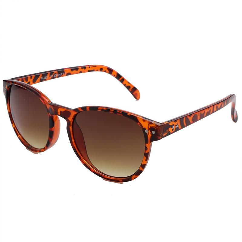 Factory Directly Round Shape Tortoise fashion Sunglasses