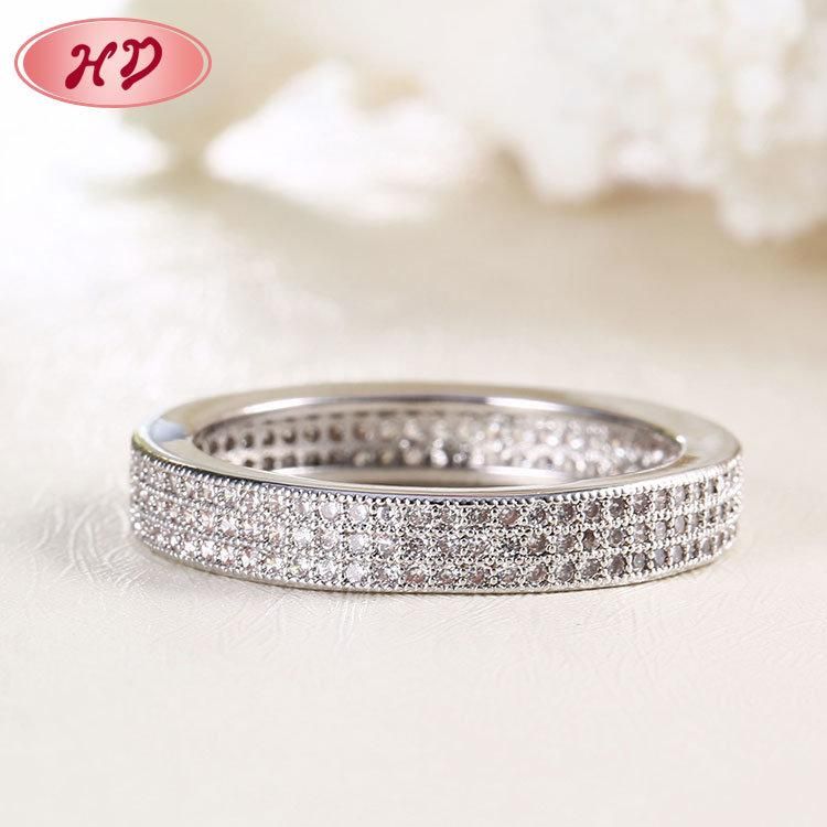 Latest Gift Items Diamond 18K White Gold Engagement Ring for Weddings 18K