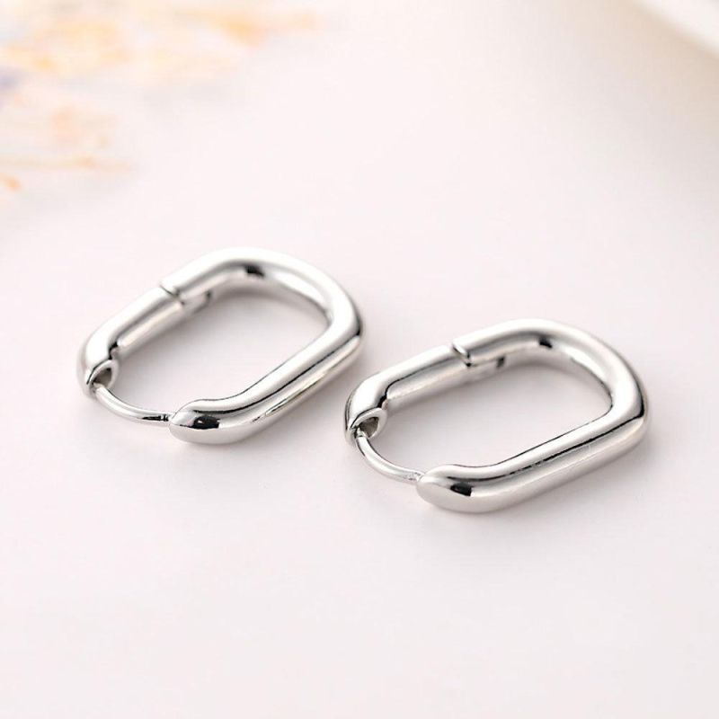 Drop Shipping Jewelry PVD 18K Gold Plated Dainty Huggie Earring Stainless Steel Jewelry Wholesale Tarnish Free Gold Jewelry
