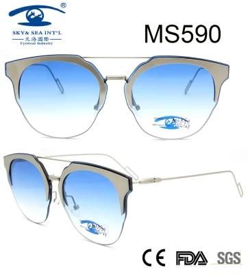 New Fashion Special Shape Women Metal Sunglasses (MS590)