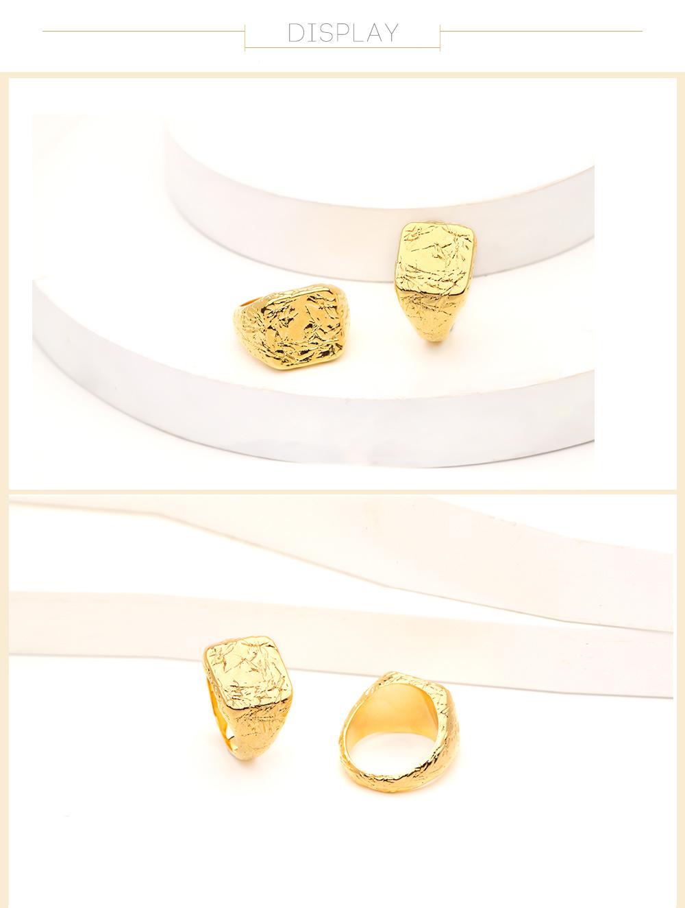 Transshipment Jewelry Stone Texture 3D Effect Simple Men′ S Ring