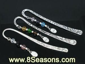 3 Handmade Charm Bookmarks W/Crystal &quot;Believe&quot; Dangle Bead 123mm (B06120)