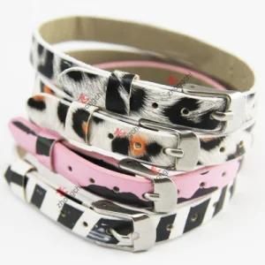 8mm Leopard Print Leather Bracelet for Girl