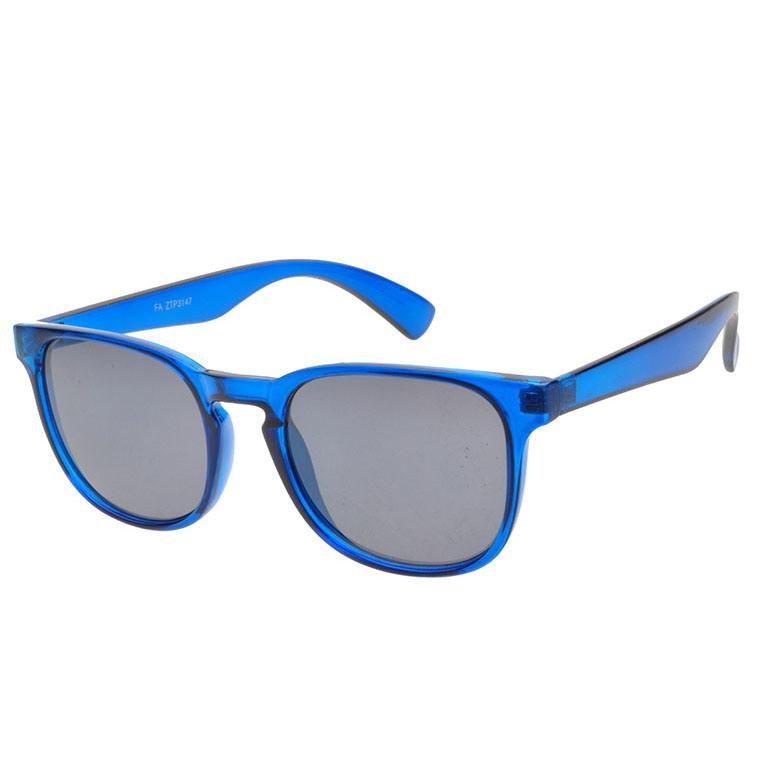 2017 Crystal Shiny Blue Round Shape Fashion Sunglasses