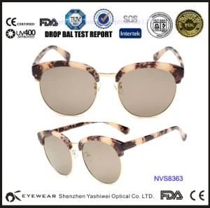 2015 New Sunglasses, Designer Tr90 Sunglasses with Metal Points
