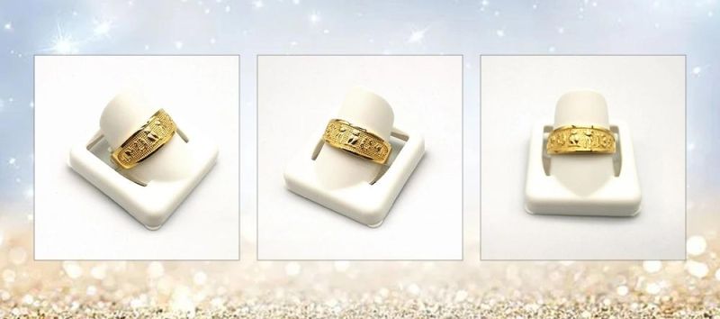 925 Sterling Silver Lady Round Diamond Ring