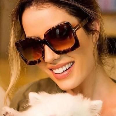 Sunglasses T-Shaped Big Frame Trend European and American Ins Fashion Modern Sunglasses