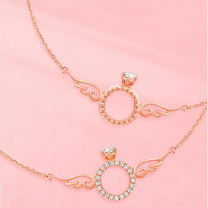 Electroplated Diamond Wings 925 Silver Simple Bracelet