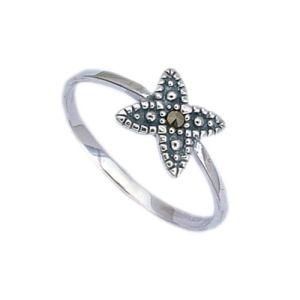 Thai Silver All White and Clear CZ Ring (245034)