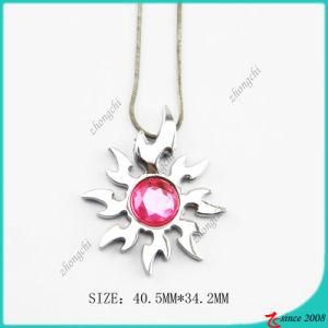 Pink Dimond Sun Necklace (PN)