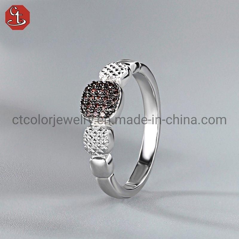 Trending jewelry 2021 new fashion black 4A CZ Ring