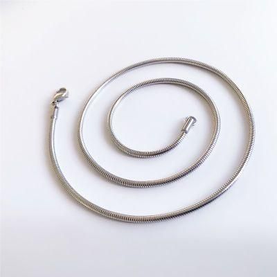 Hip Hop Bracelet Anklet 316 Stainless Steel Soft Snake Chain 14K 18K PVD Gold Fashion Jewelry Necklace