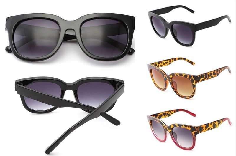 Fashion Cheap Women Leopard Acetate Cat Eye Frames Girl Sun Glasses Sunglasses