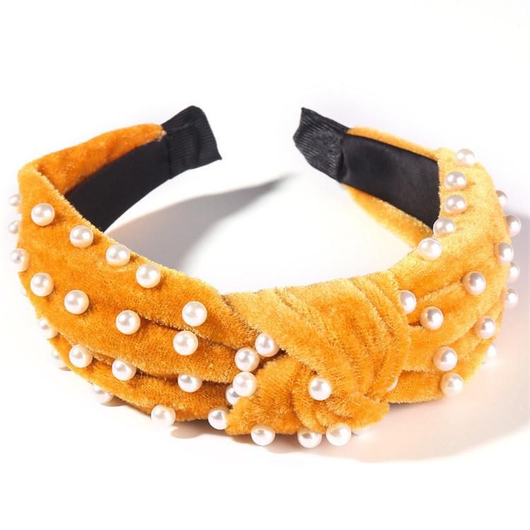 Fashion Multi-Style Simple Knotted Wide Hair Band Jewelry