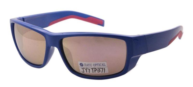 New Luxury Unisex Full Rim Mirror Lens Colorful Polarized Sunglasses