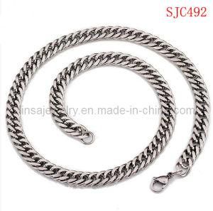 Fashion Stainless Steel Curb Chain Jewelry for Men (SJC492)