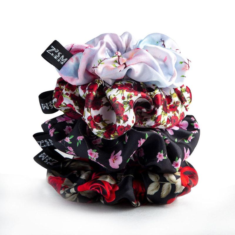 Fragrant Rose Hair Scrunchies Fragrant Silk Hair Bunches Scrunchies Hair Ties