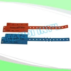 Entertainment 10 Tab Vinyl Plastic Wristbands ID Bracelet (E6070-10-3)