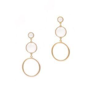 Women Fashion Accessories Jewelry White Opal Earrings