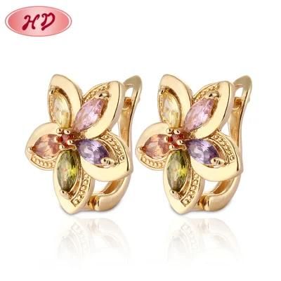 Best Selling Jewelry Huggie Hoop Earrings with Cubic Zirconia