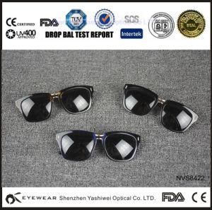 2015 Fashion Avaitor Sun Glass, Wholesale Metal Sunglasses with Polarized Lens