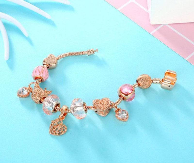 Hot Amazon Beaded Bracelets Charm Bracelet Rose Gold for Women