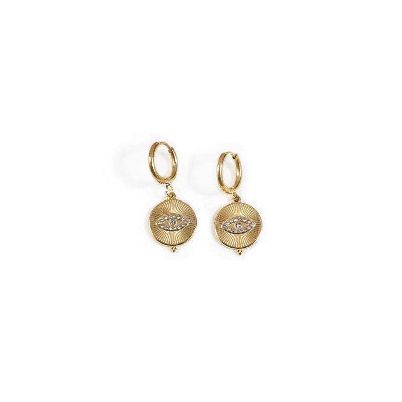 Manufacturer Custom Evil Stainless Steel Earring Jewelry, Eye Earrings, Eye Jewelry