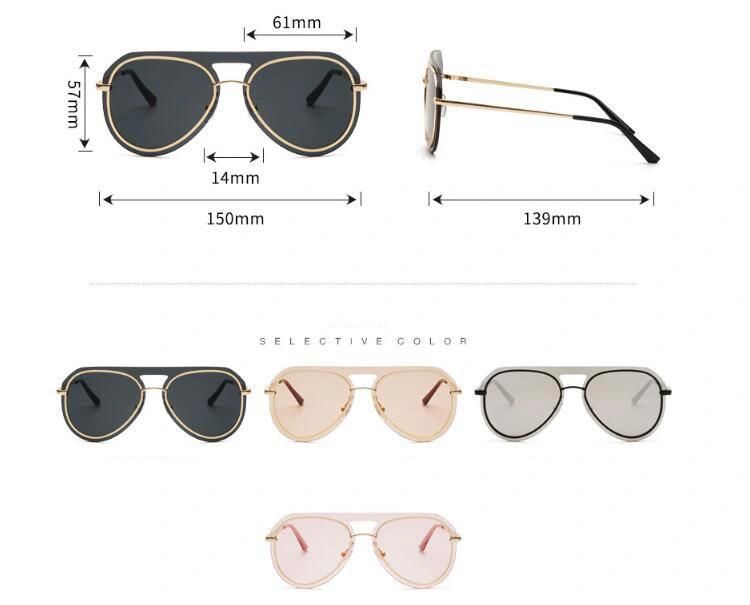 2019 Newly Fashionable Metal Sunglasses with Low MOQ Ready Stock
