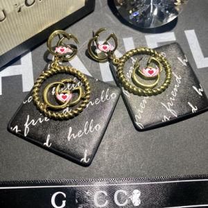 Wholesale Fashion Women Lady Girls 2021 Silver Hoop Zodiac 18K Gold Earrings