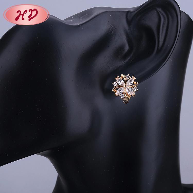 2020 New Fashion Cheap 18K Gold Plated Colorful Earrings Jewelry