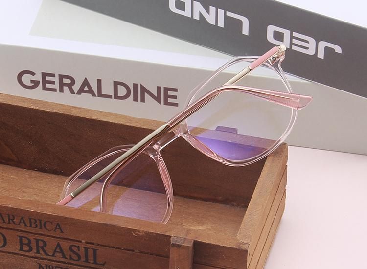 Oval Frame Anti-Blue Lenses Student Glasses Flat Glasses. Sunglasses.