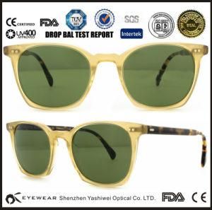 High Quality Acetate Sunglasses with Round Frame