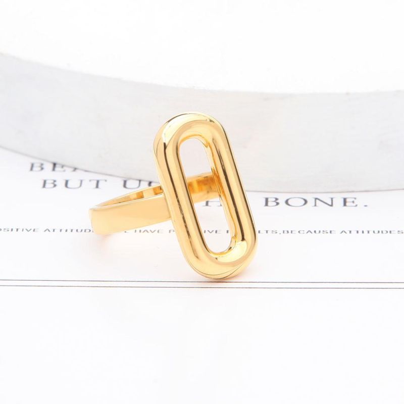 Popular Drop Shipping Knot Ring Gold Twist Women 18K Gold Plated Rings Ladies Sets for Sale
