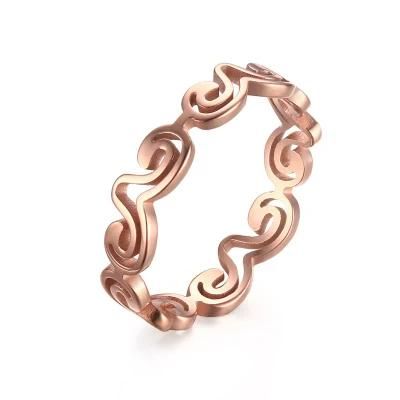 Beautiful Elegant Female Hollow Shape Finger Ring