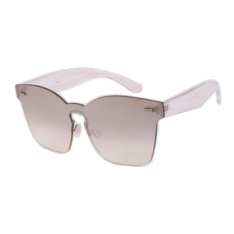 2018 Hot Selling Fashion One Piece Colored Lens Sunglasses