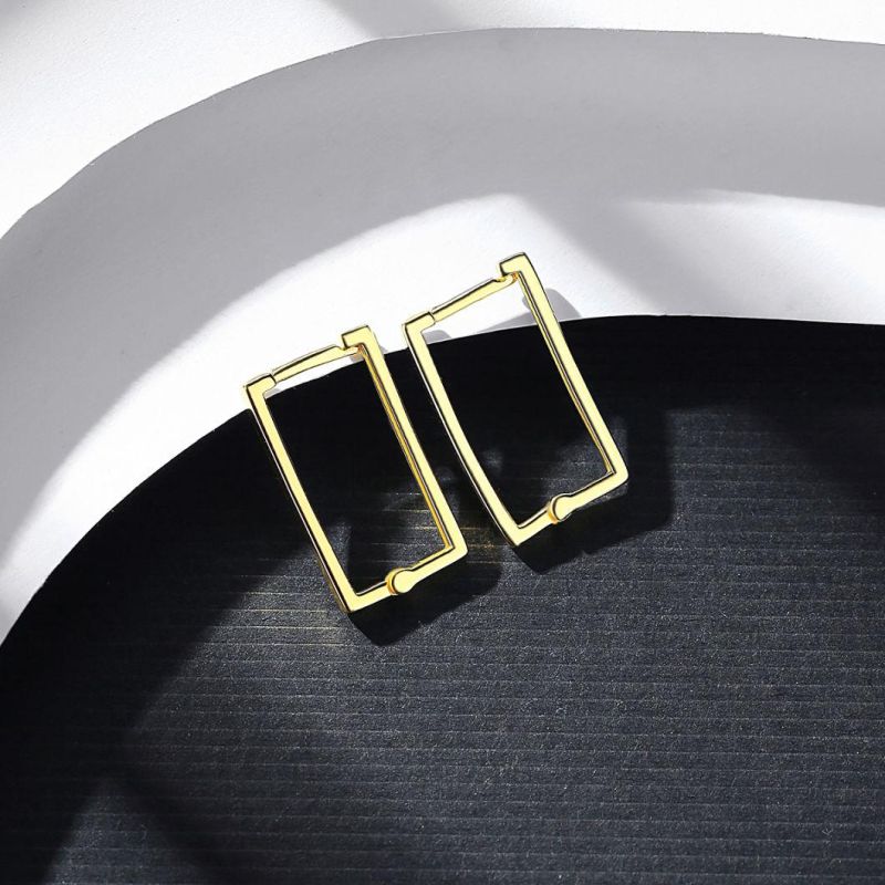 Girls Sterling Silver Earring Gold Plated Ear Stud